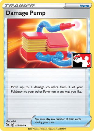 Damage Pump/196  - Holofoil Prize Pack Series Cards - Uncommon