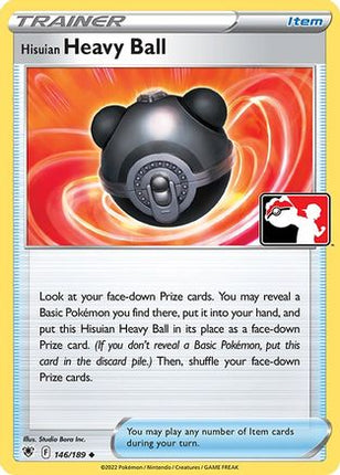 Hisuian Heavy Ball 146/189  Prize Pack Series Cards - Uncommon