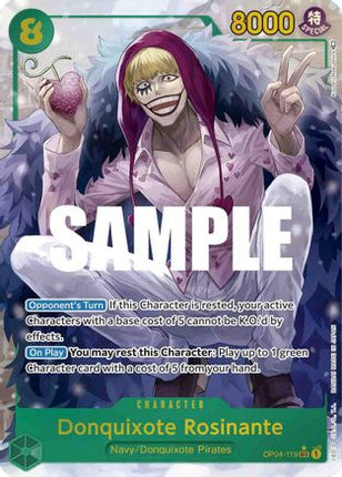 Donquixote Rosinante (Alternate Art) (OP04-119) - Kingdoms of Intrigue Foil