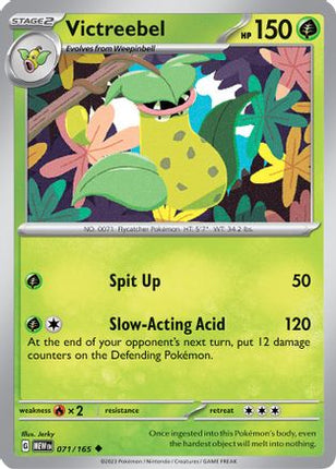 Victreebel 071/165  SV Scarlet & Violet 151 - Uncommon