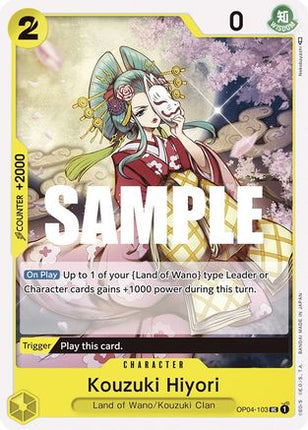 Kouzuki Hiyori (OP04-103) - Kingdoms of Intrigue