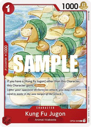 Kung Fu Jugon (OP04-005) - Kingdoms of Intrigue Pre-Release Cards
