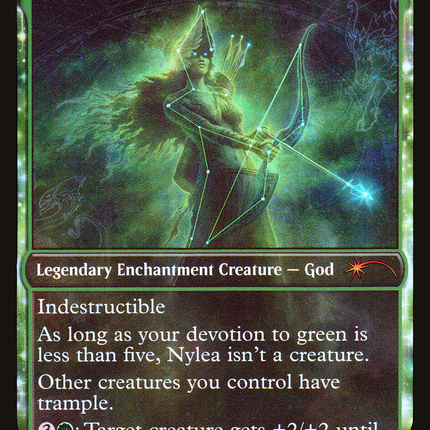 Nylea, God of the Hunt (SLD-080) - Secret Lair Drop: (enchantment, Showcase) Foil