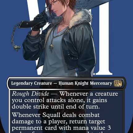 Squall, SeeD Mercenary (FIN-547) - FINAL FANTASY (Borderless) Foil