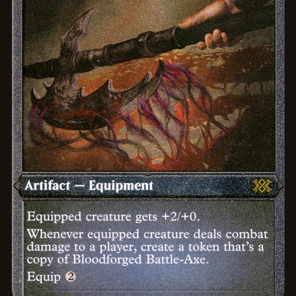 Bloodforged Battle-Axe (2X2-556) - Double Masters 2022 Foil