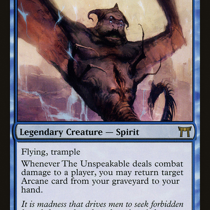 The Unspeakable (CHK-098) - Champions of Kamigawa
