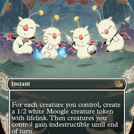 Moogles' Valor (FIN-326) - FINAL FANTASY (Borderless) Foil