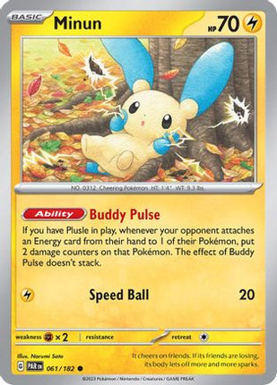 Minun 061/182  SV04 Paradox Rift - Common