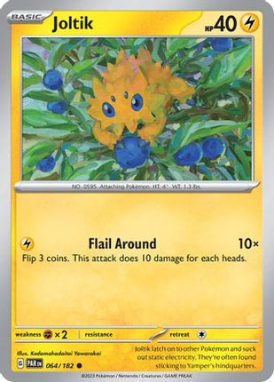 Joltik 064/182  - Reverse Holofoil SV04 Paradox Rift - Common