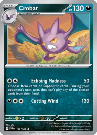 Crobat 112/182  SV04 Paradox Rift - Uncommon