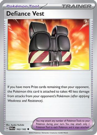 Defiance Vest 162/182  - Reverse Holofoil SV04 Paradox Rift - Uncommon