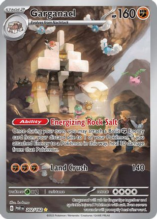 Garganacl 202/182  - Holofoil SV04 Paradox Rift - Illustration Rare