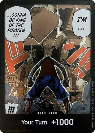 DON!! Card (Luffy vs. Crocodile) (Devil Fruits Collection Vol. 1) - One Piece Promotion Cards Foil