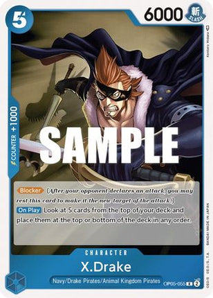 X.Drake (OP05-055) - Awakening of the New Era Foil