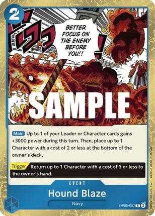 Hound Blaze (OP05-057) - Awakening of the New Era Foil