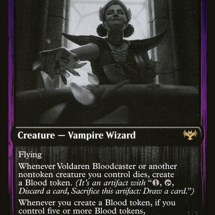 Voldaren Bloodcaster // Bloodbat Summoner (DBL-404) - Innistrad: Double Feature: (Double Faced Transform)