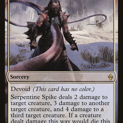 Serpentine Spike (BFZ-133) - Battle for Zendikar: (devoid) Foil