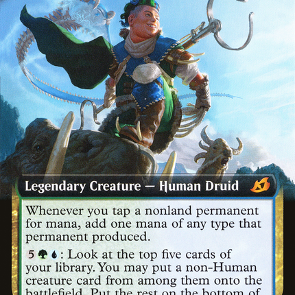 Kinnan, Bonder Prodigy (IKO-338) - Ikoria: Lair of Behemoths: (Extended Art) Foil