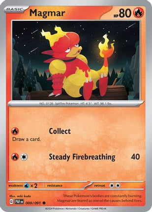 Magmar 009/091  SV Paldean Fates - Common