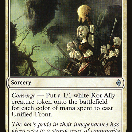 Unified Front (BFZ-053) - Battle for Zendikar