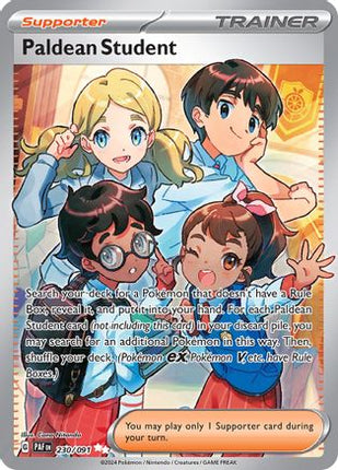 Paldean Student 230/091  - Holofoil SV Paldean Fates - Ultra Rare