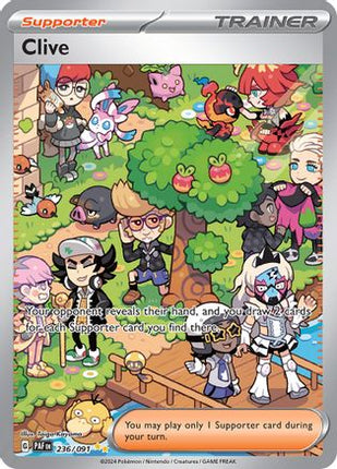 Clive 236/091  - Holofoil SV Paldean Fates - Special Illustration Rare