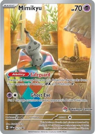 Mimikyu 075  [Pokemon Center Exclusive] - Holofoil SV Scarlet & Violet Promo Cards - Promo