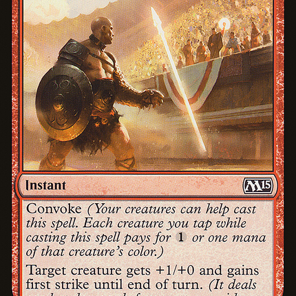 Crowd's Favor (M15-138) - Magic 2015 Foil