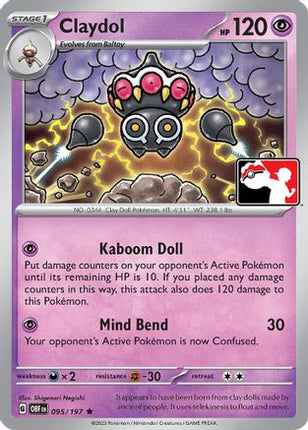 Claydol/197  Prize Pack Series Cards - Rare
