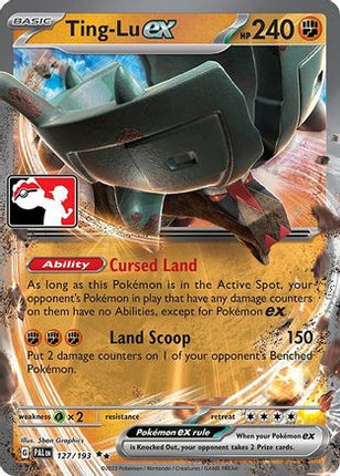 Ting-Lu ex 127/193  - Holofoil Prize Pack Series Cards - Double Rare