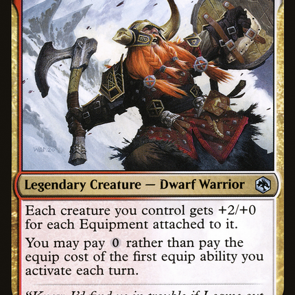 Bruenor Battlehammer (AFR-219) - Adventures in the Forgotten Realms Foil