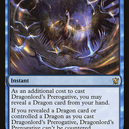 Dragonlord's Prerogative (DTK-052) - Dragons of Tarkir Foil