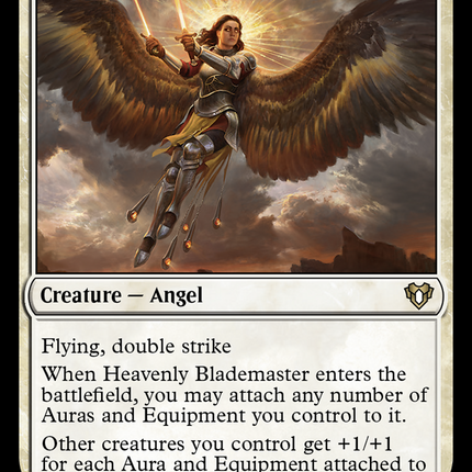 Heavenly Blademaster (CMM-028) - Commander Masters