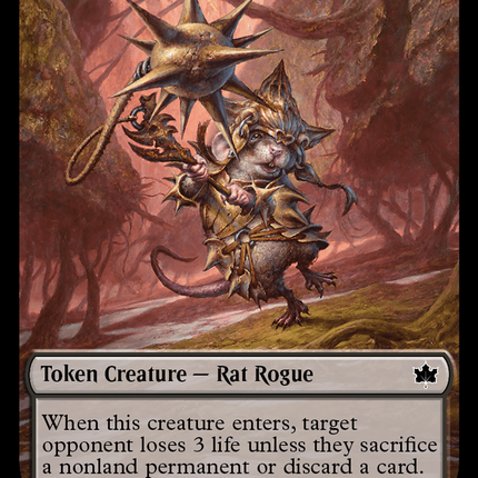 Thornplate Intimidator (BLB-016) - Bloomburrow Tokens Foil