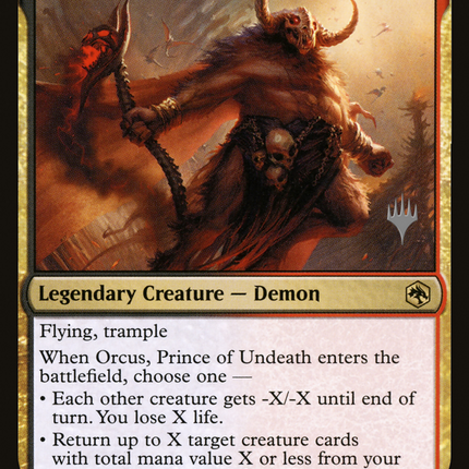 Orcus, Prince of Undeath (PPAFR-229) - Adventures in the Forgotten Realms Promos Foil