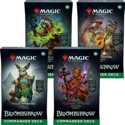 Bloomburrow Commander Deck Display