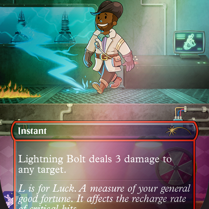Lightning Bolt (SLD-1638★) - Secret Lair Drop (Borderless) Foil