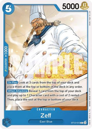 Zeff (ST12-013) - Starter Deck 12: Zoro and Sanji
