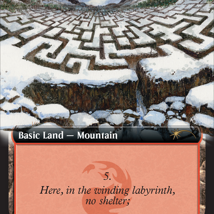 Mountain (SLD-1362) - Secret Lair Drop: (Extended Art) Foil