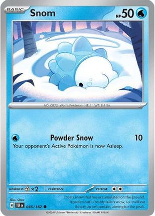 Snom 045/162  - Reverse Holofoil SV05 Temporal Forces - Common