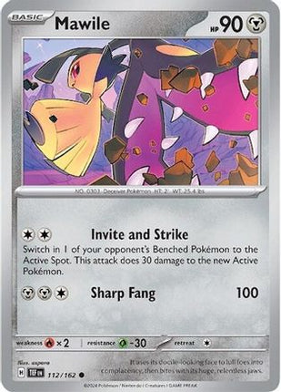 Mawile 112/162  SV05 Temporal Forces - Common