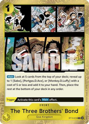 The Three Brothers' Bond (ST13-019) - Ultra Deck: The Three Brothers Foil