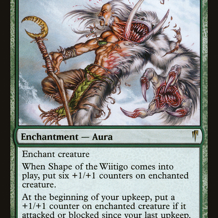 Shape of the Wiitigo (CSP-120) - Coldsnap Foil