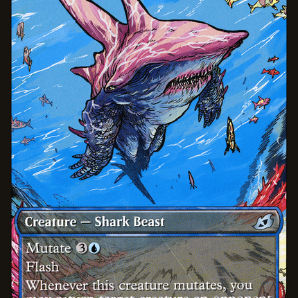 Pouncing Shoreshark (IKO-285) - Ikoria: Lair of Behemoths: (Showcase) Foil