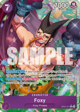 Foxy (071) (Parallel) (OP07-071) - 500 Years in the Future Foil