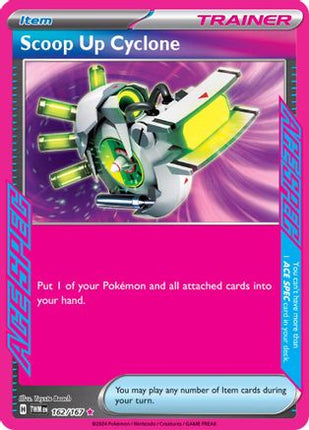 Scoop Up Cyclone 162/167  - Holofoil SV06 Twilight Masquerade - ACE SPEC Rare