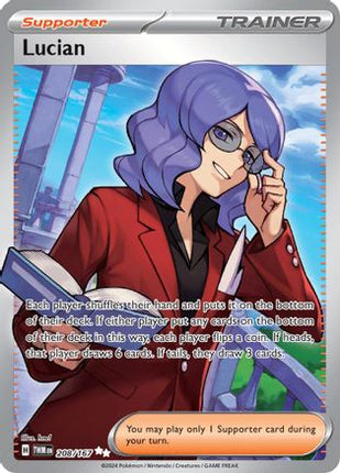 Lucian 208/167  - Holofoil SV06 Twilight Masquerade - Ultra Rare