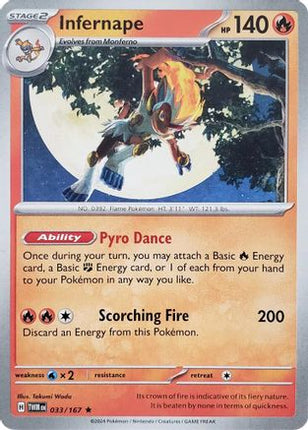 Infernape 033/167  Deck Exclusives - Rare