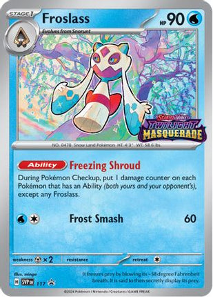 Froslass 117  - Holofoil SV Scarlet & Violet Promo Cards - Promo