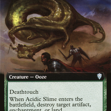 Acidic Slime (CMR-673) - Commander Legends: (Extended Art) Foil